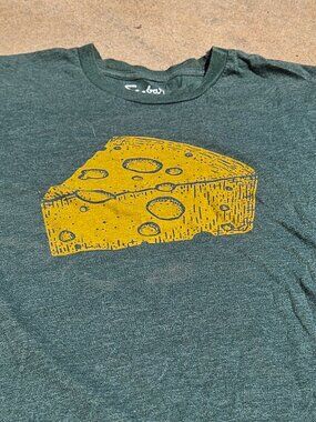 Green Bay Packers cheese head tshirt Adult Small
